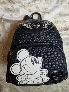 Loungefly Sketched Mickey Black Backpack